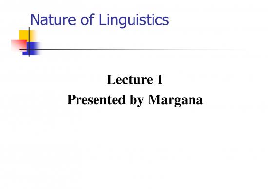picture_Linguistics Pdf 98849 | The Nature Of Linguistics