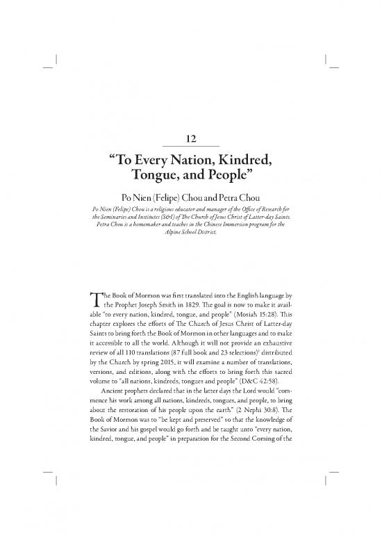 picture1_Language Pdf 98810 | To Every Nation Kindred Tongue And People