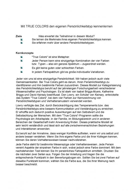 picture1_Myers Briggs Pdf 97348 | True Colors   Short Version   German