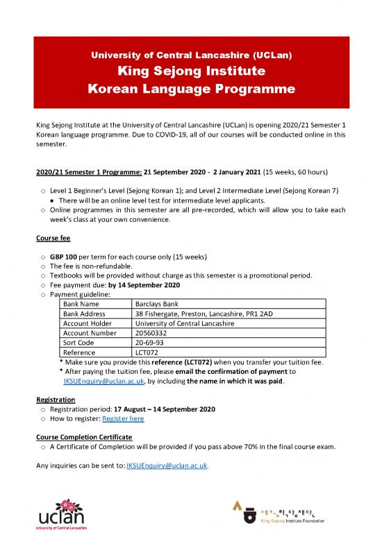 picture Language Pdf 99382 | Uclan Sejong Korean 202021 Sem 1