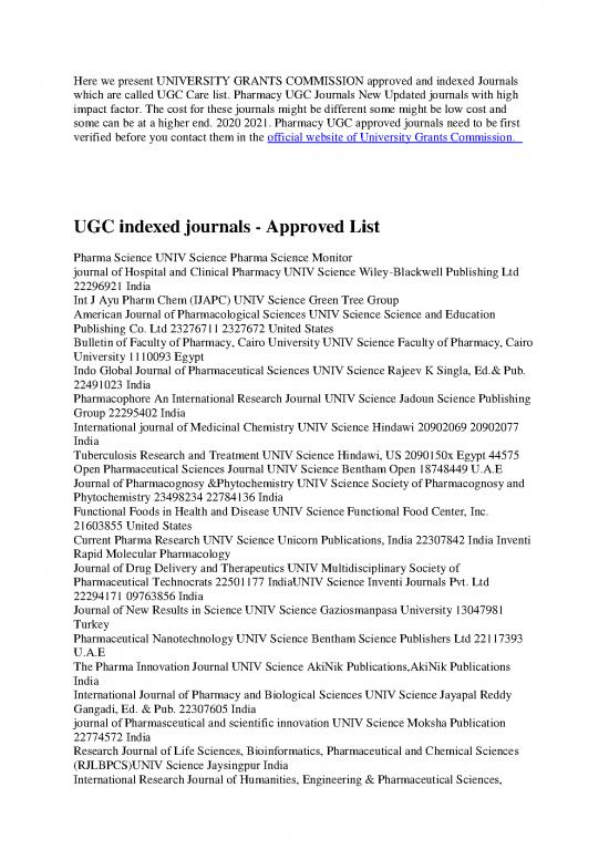picture Journal Pdf 97769 | University Grants Commission Approved And Indexed Journals Pdf