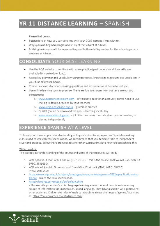 picture1_Spanish Grammar Pdf 99261 | Year 11 Distance Learning Spanish