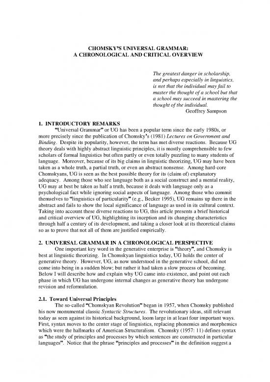 picture Language Pdf 102056 | 011 Chomsky Ug For Pak Jimdc1
