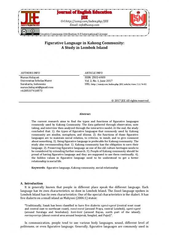 picture Language Pdf 99823 | 268551 Figurative Language In Kakong Community Af8d82ff