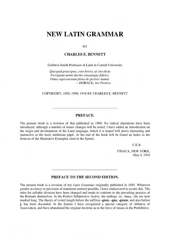 picture Language Pdf 100552 | Bennet New Latin Grammar