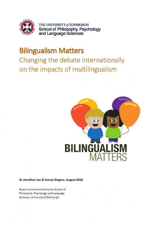 picture Language Pdf 102201 | Bilingualism Matters Report