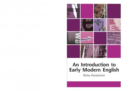 picture Language Pdf 100439 | Early Modern English, An Introduction To (nevalainen)