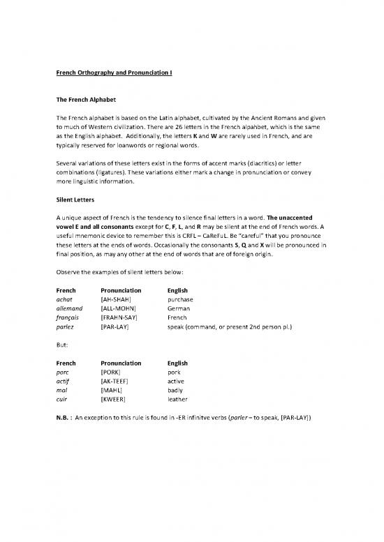 picture_Latin Pdf 100127 | French Orthography And Pronunciation I