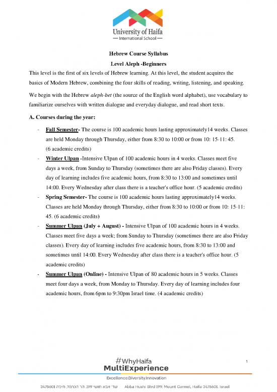 picture_Learning Hebrew For Beginners Pdf 101194 | Hebrew Syllabus  Aleph  Begginers