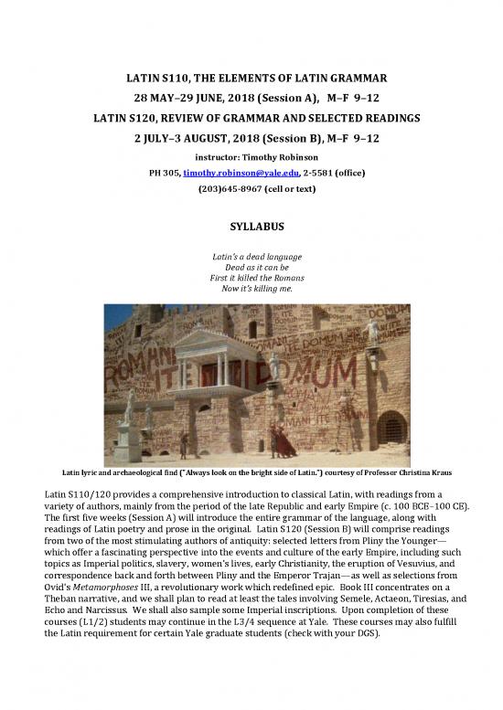 picture_Language Pdf 100420 | Latn S110   The Elements Of Latin Grammar