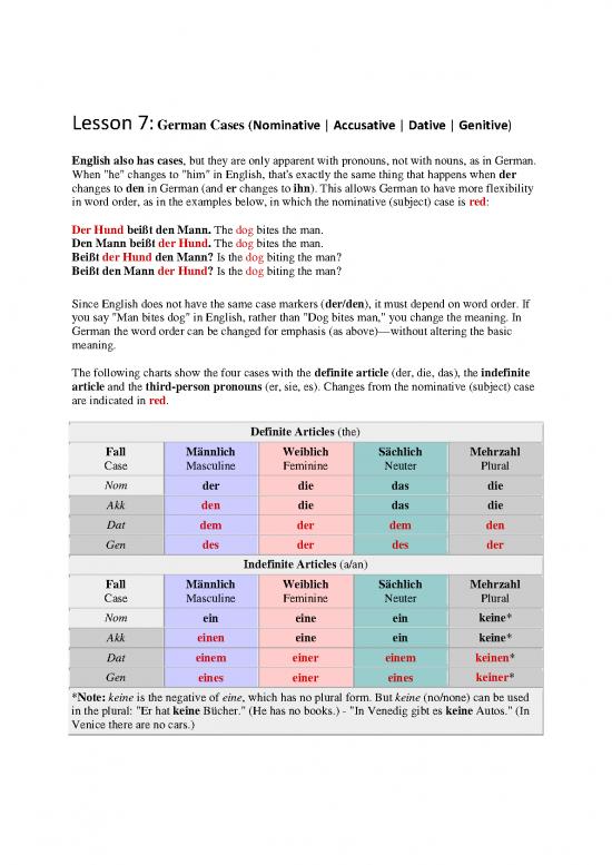 picture_Lesson 7 Grammar German Cases