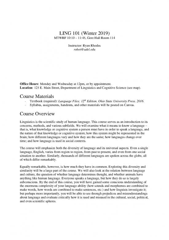 picture Language Pdf 100391 | Ling 101 Syllabus Winter 2019 2f508cq