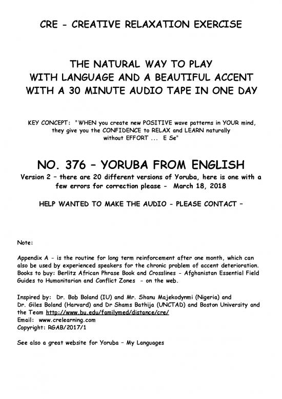picture1_Language Pdf 100100 | Yoruba