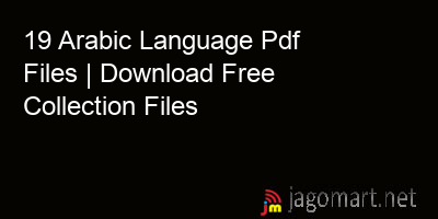 picture_19 Arabic Language Pdf Files | Download Free Collection Files