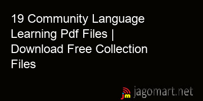 picture 19 Community Language Learning Pdf Files | Download Free Collection Files