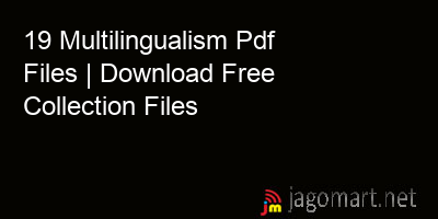 picture 19 Multilingualism Pdf Files | Download Free Collection Files