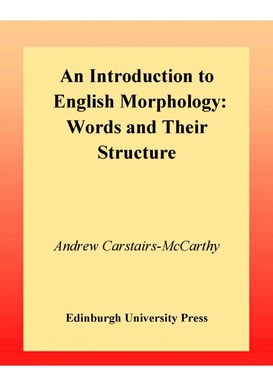 picture Language Pdf 103815 | An Introduction To English Morphology