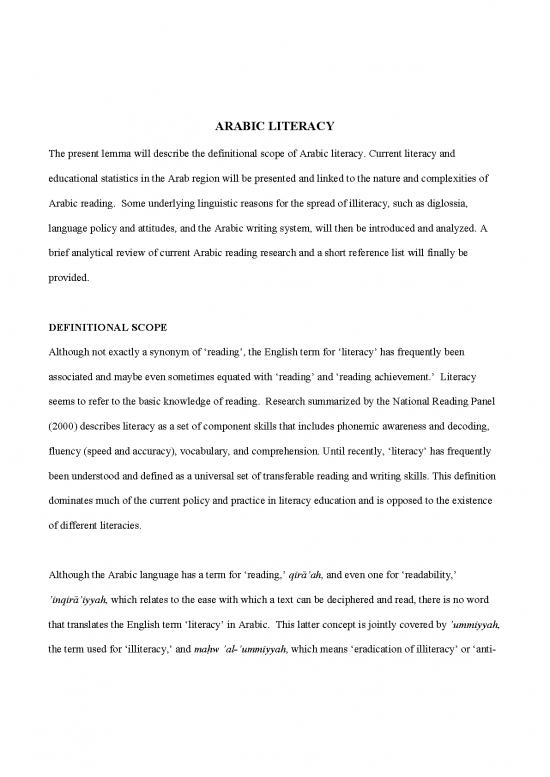 picture_Language Pdf 103113 | Arabic Literacy