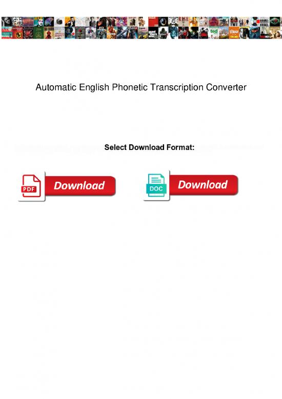 picture1_Pdf Language 104650 | Automatic English Phonetic Transcription Converter