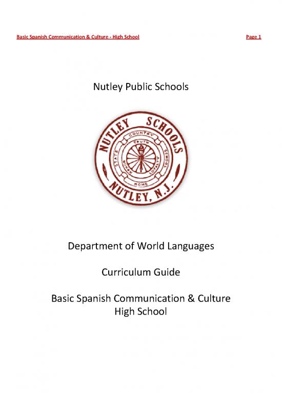 picture Language Pdf 103330 | Basic Spanish Hs   Novice Mid