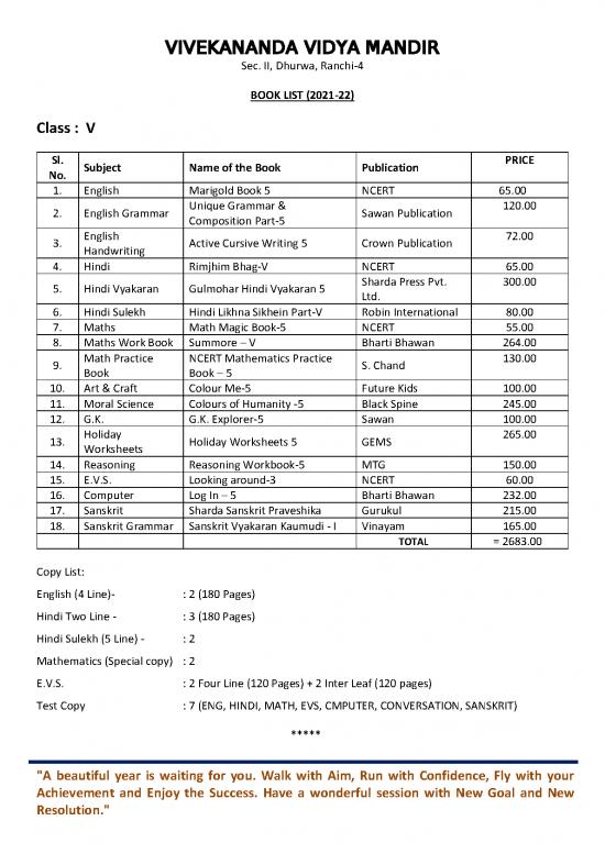 picture1_Hindi Grammar Pdf 102872 | Class V