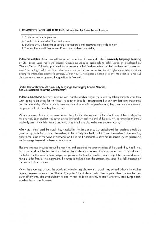 picture Language Pdf 102364 | Community Language Learning