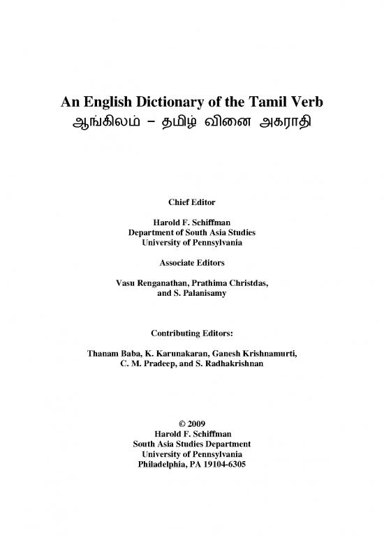 picture_Language Pdf 103626 | English Tamil Verb Dictionary Introduction