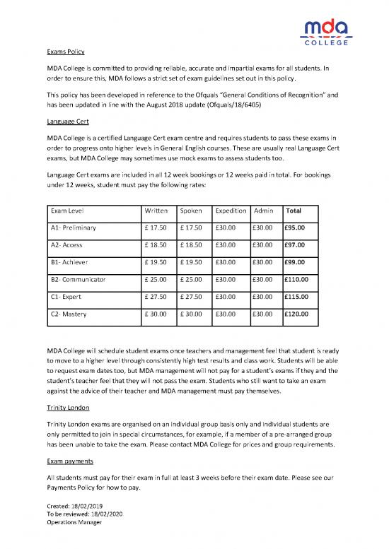 picture_Pdf Language 104375 | Exams Policy