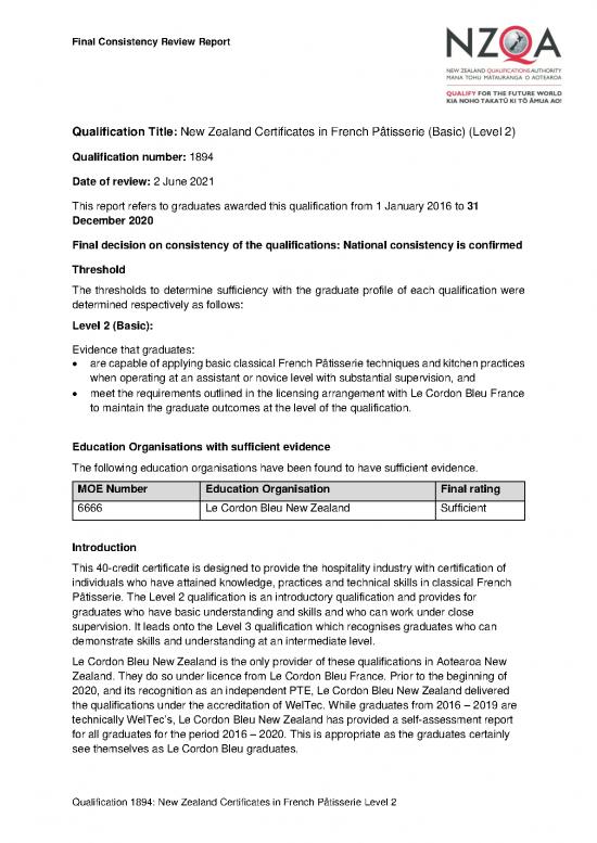 picture1_Basic French Pdf 103339 | Final 1894 Nz Cert In French Patisserie Basic L2 Consistency Report