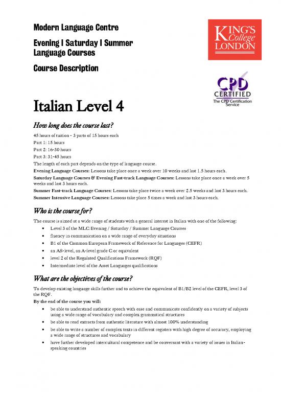 picture1_Language Pdf 102276 | Italian 4 Syllabus Final Version 17