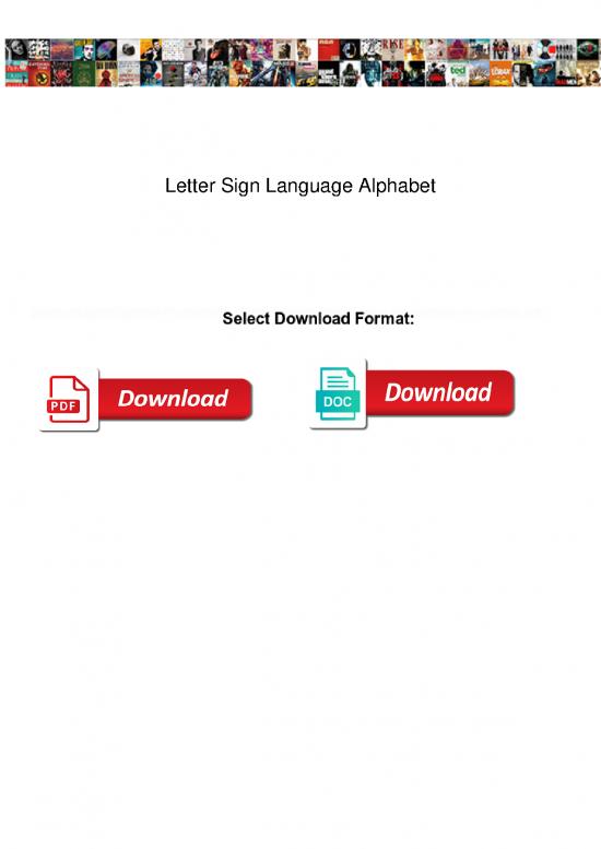 picture Language Pdf 102219 | Letter Sign Language Alphabet