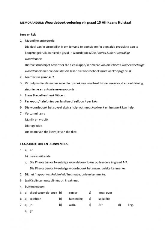 picture_Afrikaans Woordeboek Pdf 103168 | Memorandum Henk Viljoen Graad10 Huistaal Woordeboek Oefening