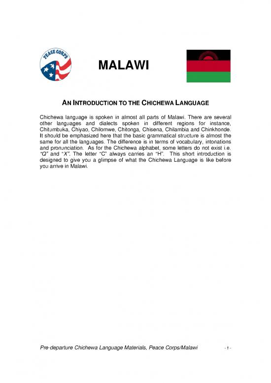 picture_Structure Of Language Pdf 104201 | Mw Chichewa Language Lessons