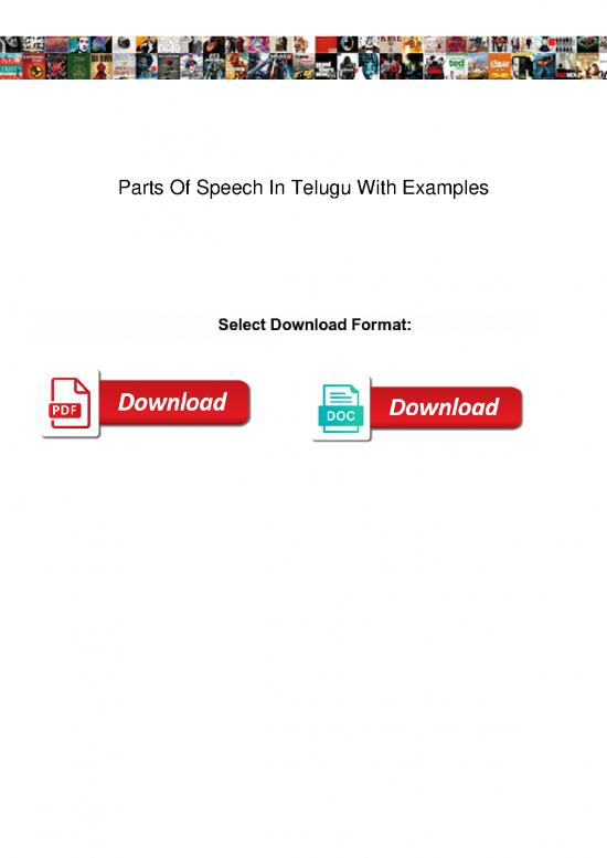 picture Spanish Grammar Pdf 103605 | Parts Of Speech In Telugu With Examples