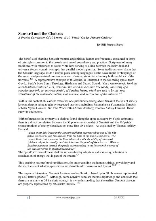 picture1_Language Pdf 103214 | Sanskrit And The Chakras