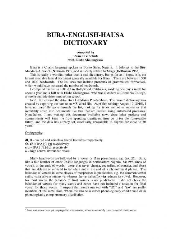 picture1_Language Pdf 103476 | Schuh Bura Dictionary Unicode