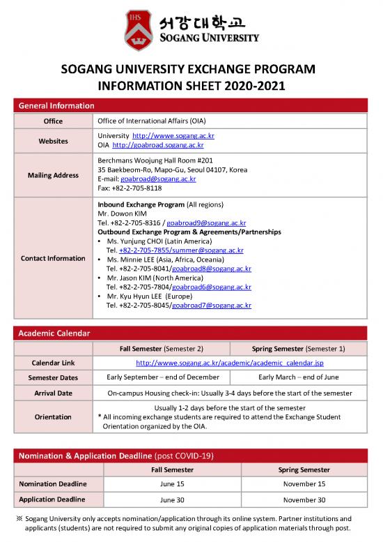 picture_Latin Pdf 103698 | Sogang University Information Sheet 2020 2021 Covid