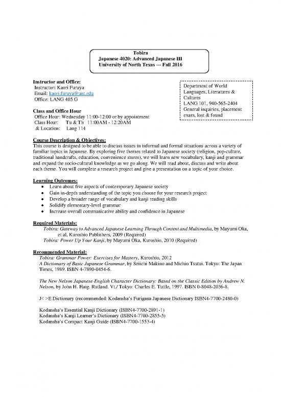 picture1_Traditional Grammar Pdf 104169 | Tobira Syllabus 1