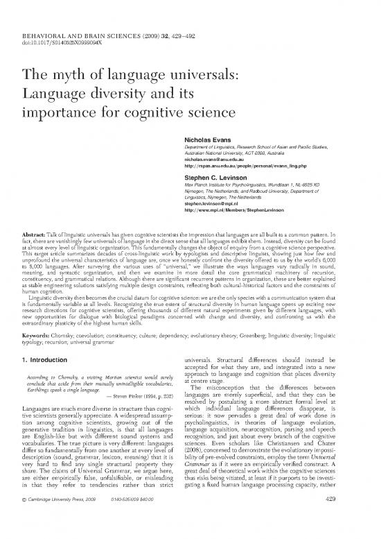 picture1_Language Pdf 102213 | Tomasello Universal Behbrainsci 2009 1554182