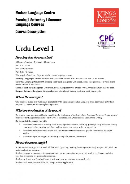 picture1_Language Pdf 102280 | Urdu Level 1 Syllabus 18