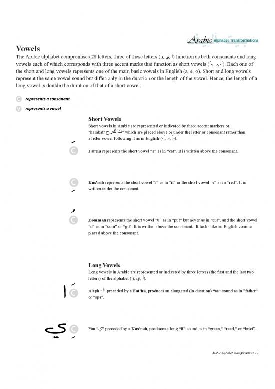 picture_Pdf Arabic 104154 | Vowels
