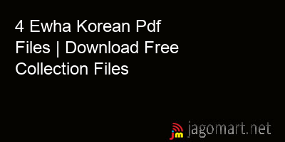 picture 4 Ewha Korean Pdf Files | Download Free Collection Files