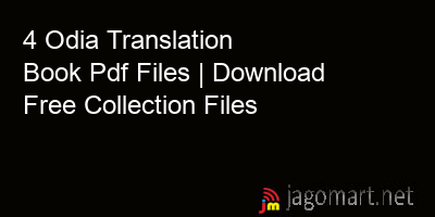 picture 4 Odia Translation Book Pdf Files | Download Free Collection Files