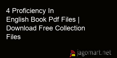 picture 4 Proficiency In English Book Pdf Files | Download Free Collection Files