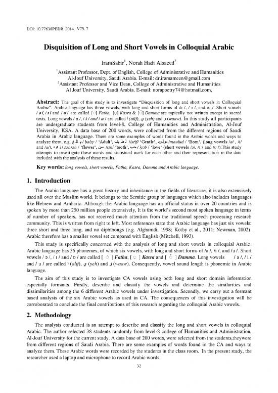 picture1_Arabic Vowels Pdf 105033 | 007 Icll2014 1 004