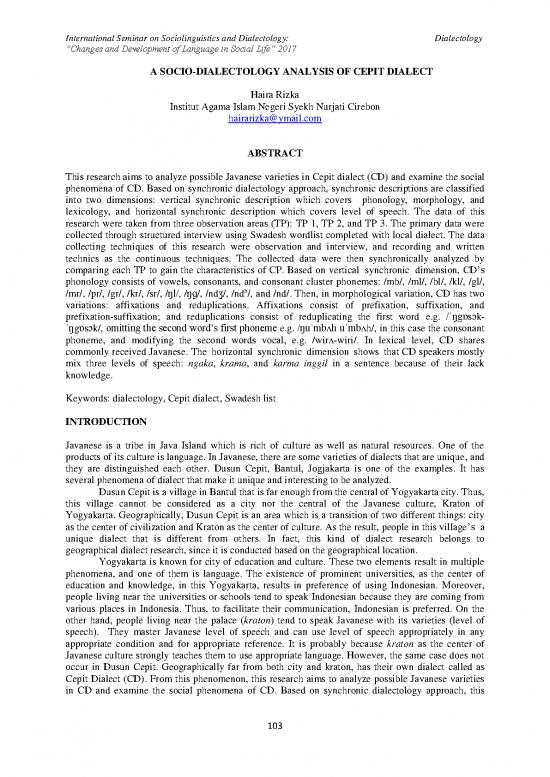 picture_Dialectology Pdf 105511 | 103 107 Dia Haira Rizka