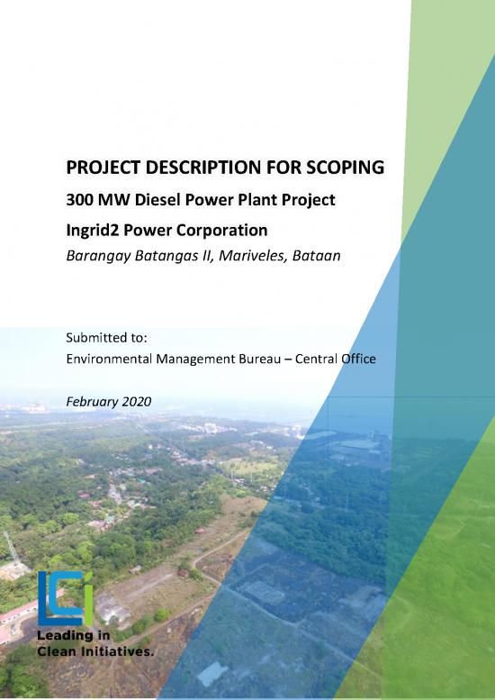 picture Diesel Pdf 106591 | 1 Project Description