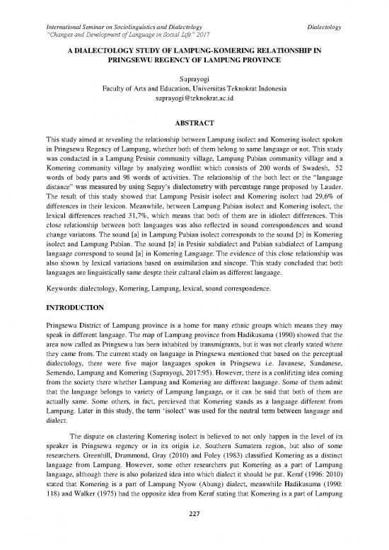 picture Dialectology Pdf 105512 | 227 233 Revisi Dia Suprayogi