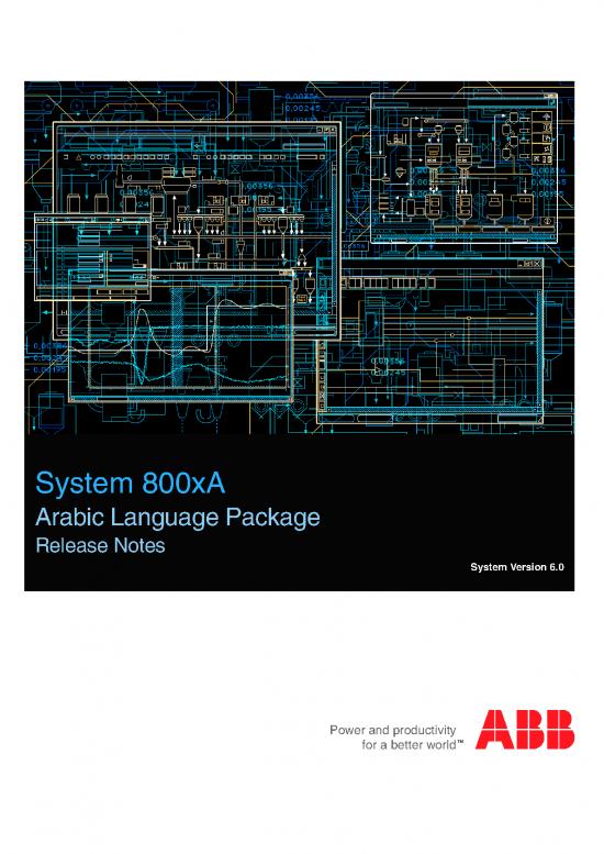 picture Arabic Notes Pdf 105507 | 2paa113927 600 A   En System 800xa 0 Arabic Language Pack Release Notes