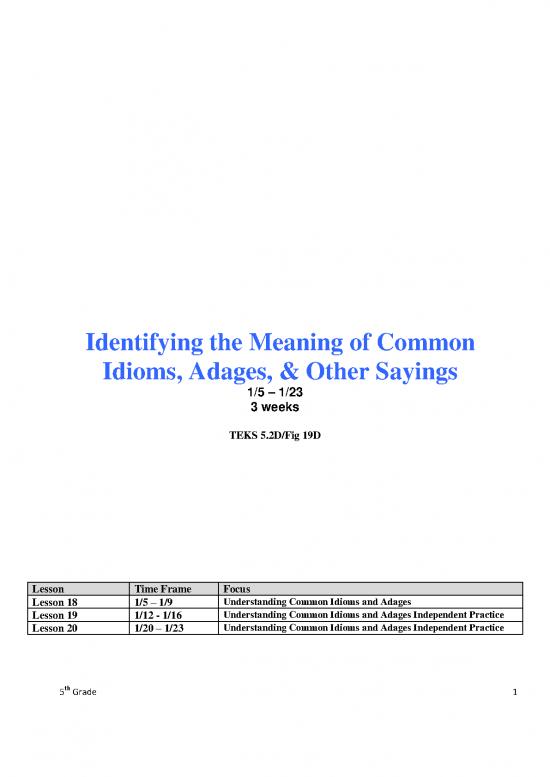 picture_Study Pdf 105136 | 5th Word Meaning   Idioms Lesson Cluster